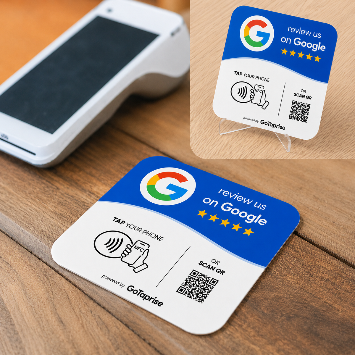 Placa de Google Reviews