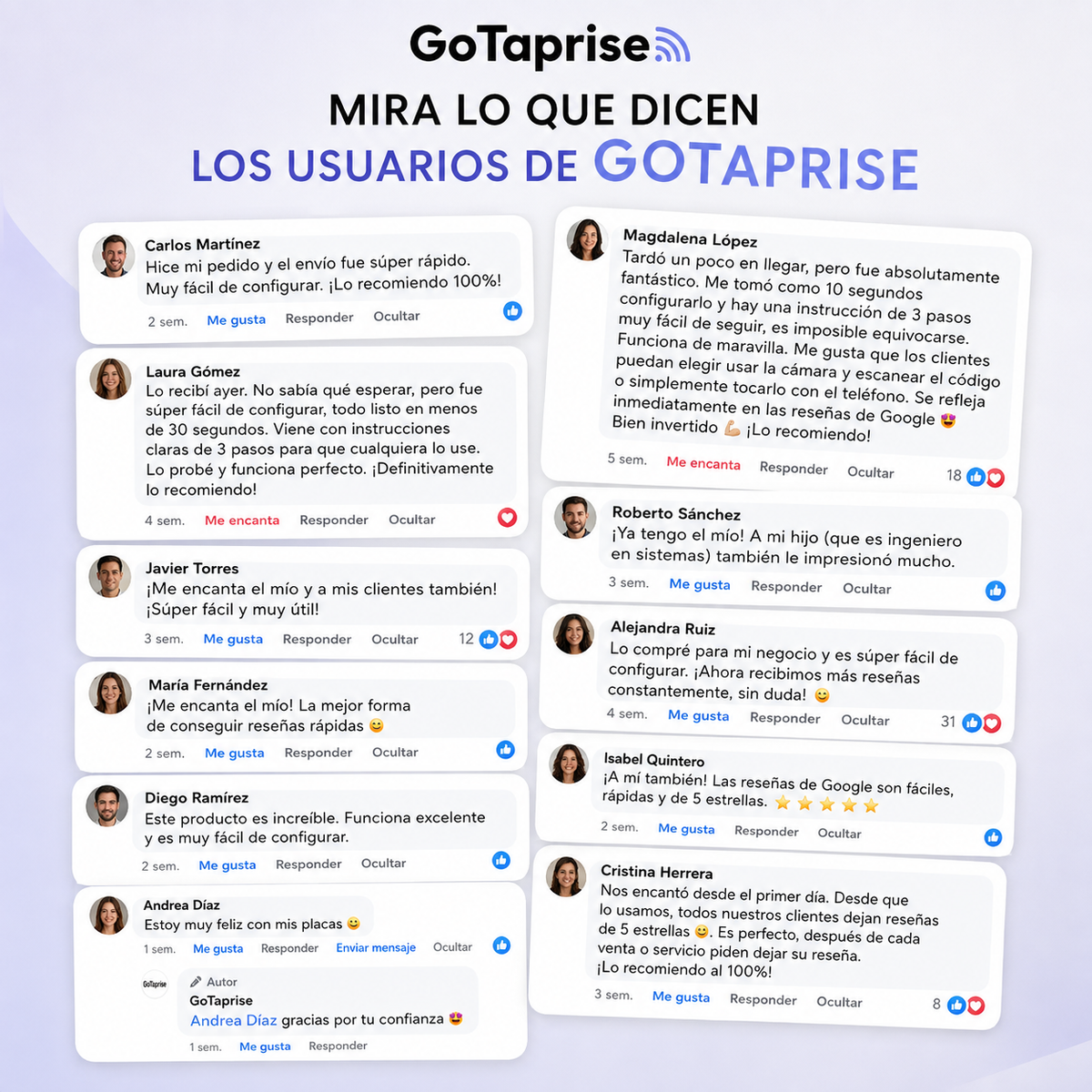 Placa de Google Reviews
